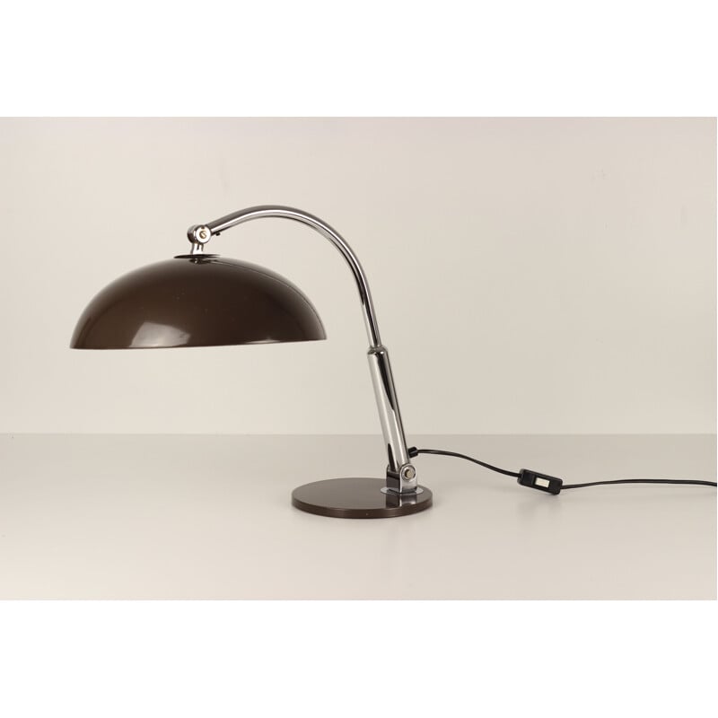Lampe de bureau vintage Bauhaus par Busquet pour Hala Zeist Lampenfababriek, Hollande 1960