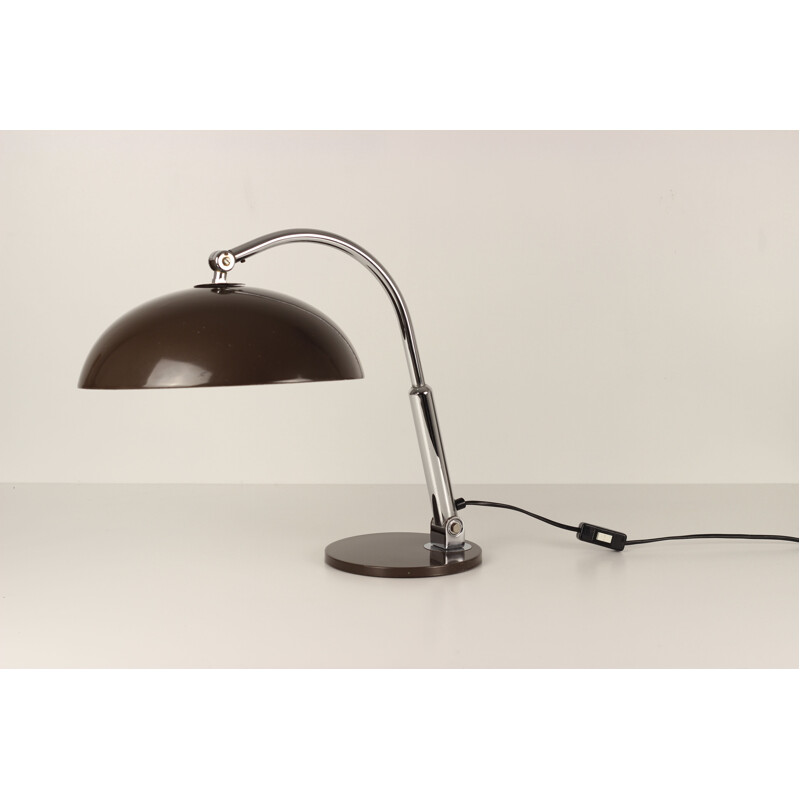 Vintage Bauhaus desk lamp by Busquet for Hala Zeist Lampenfababriek, Holland 1960s