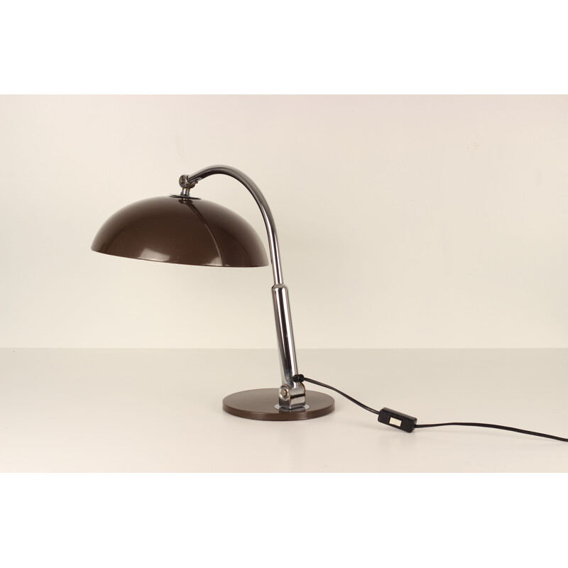 Vintage Bauhaus desk lamp by Busquet for Hala Zeist Lampenfababriek, Holland 1960s