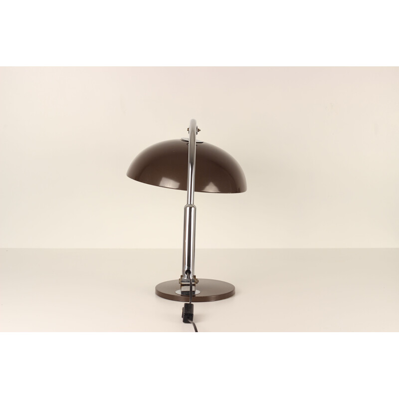 Vintage Bauhaus desk lamp by Busquet for Hala Zeist Lampenfababriek, Holland 1960s