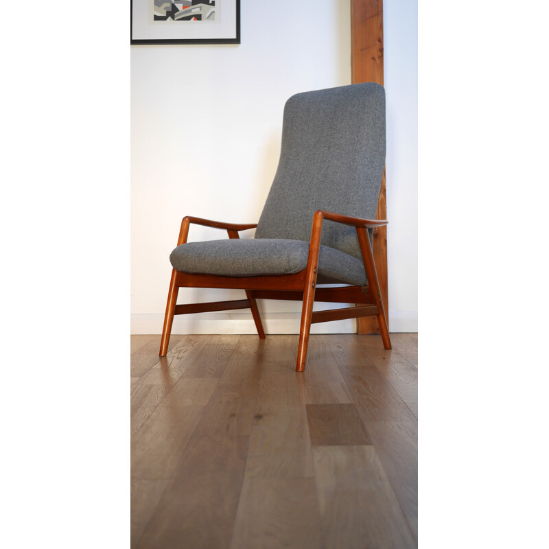 Fritz Hansen "Kontour" reclining armchair, Alf SVENSSON - 1957