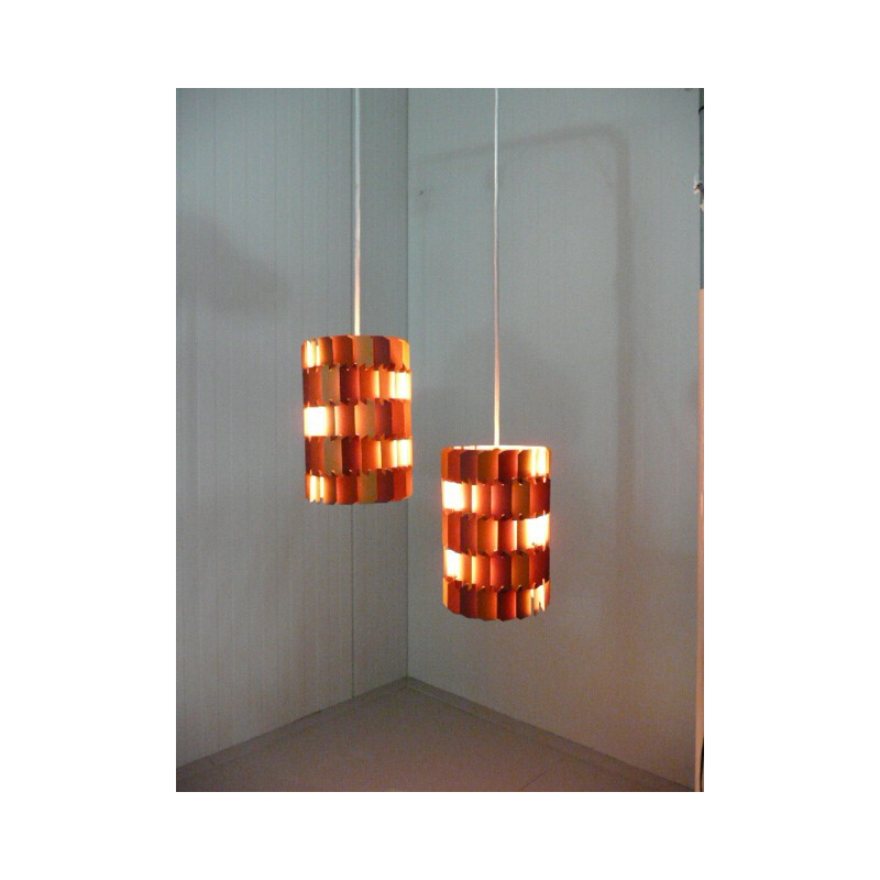 Hanging lamp "Facet Pop", Louis WEISDORF - 1970s