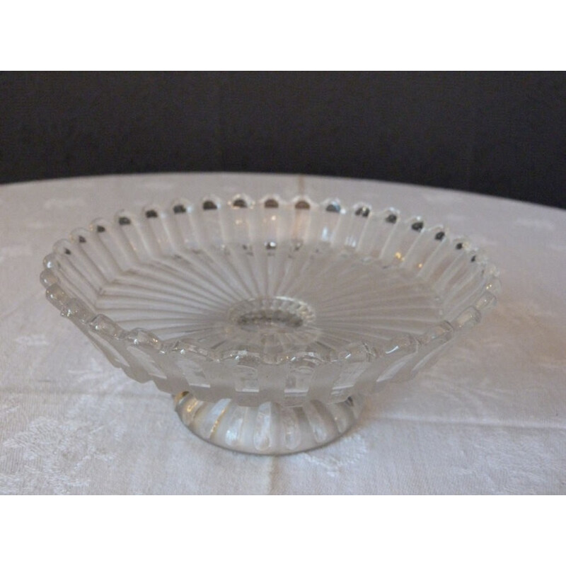 Small Baccarat fruit bowl in crystal - 1950s