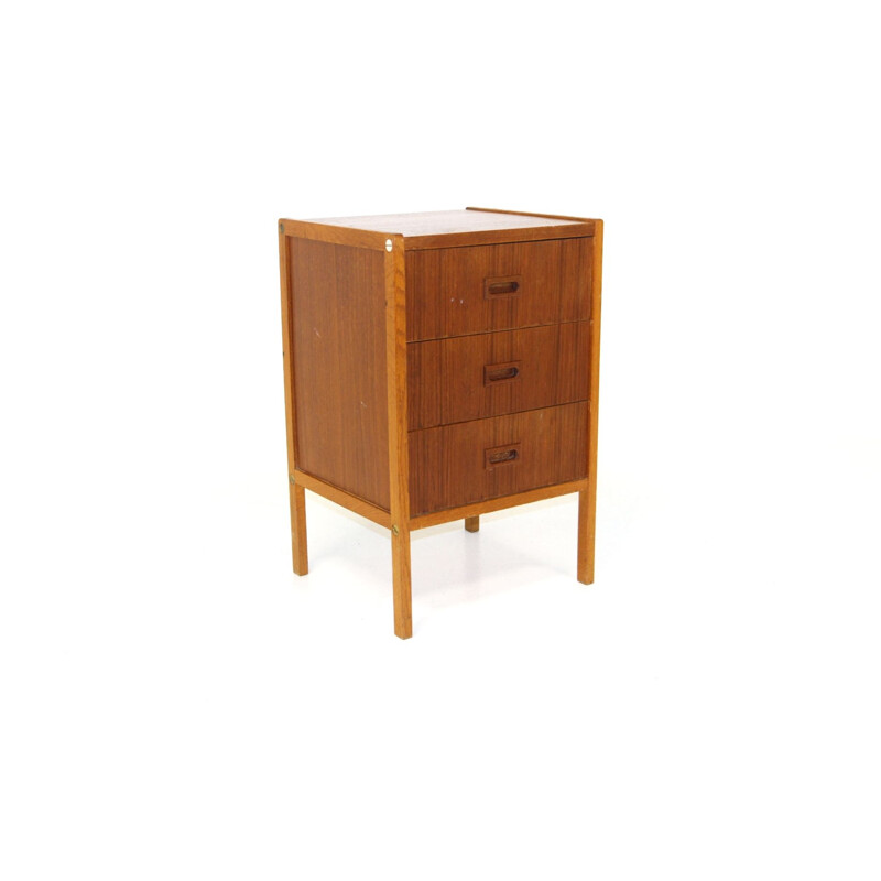 Scandinavian vintage teak night stand by Bertil Fridhagen for Bodafors, Sweden 1960