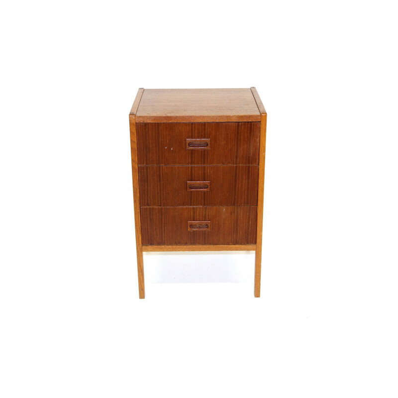 Scandinavian vintage teak night stand by Bertil Fridhagen for Bodafors, Sweden 1960