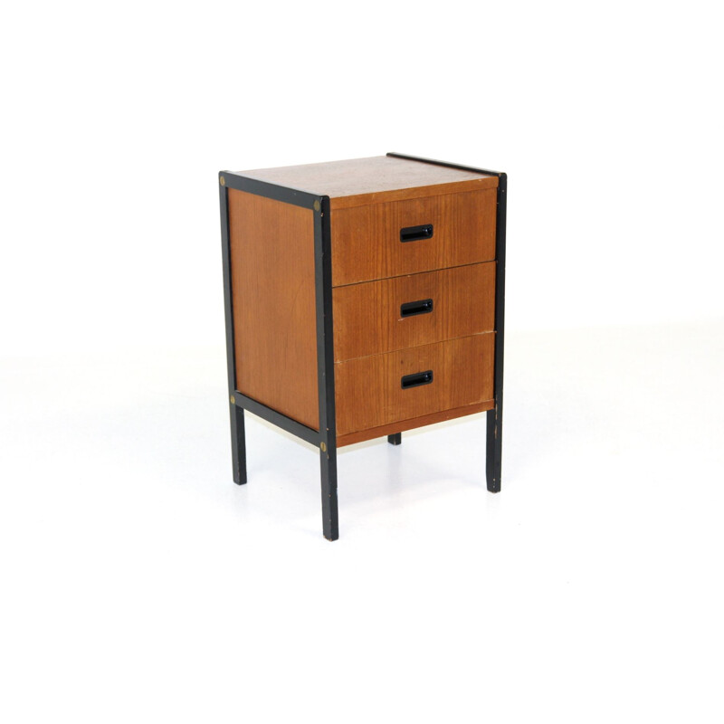 Scandinavian vintage teak chest of drawers by Bertil Fridhagen for Bodafors, Sweden 1960