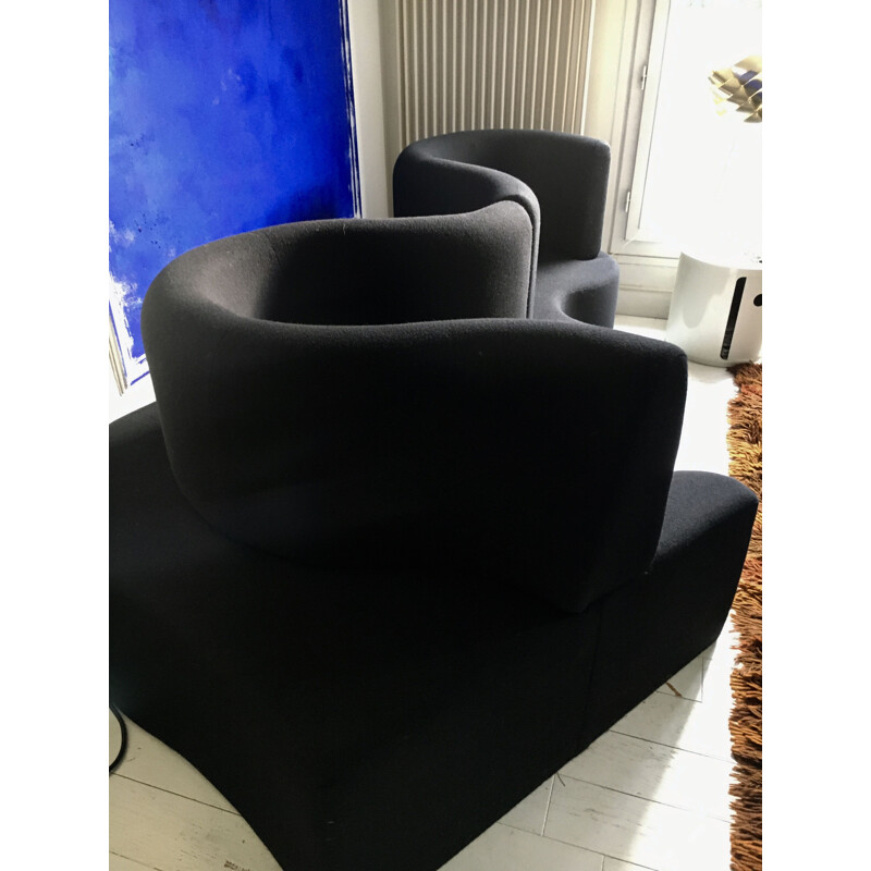 Vintage Cloverleaf sofa in 2 modules by Verner Panton, 1969