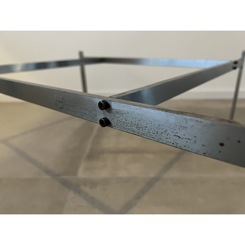 Vintage coffee table pk61 by Poul Kjaerholm for Fritz Hansen, 1980