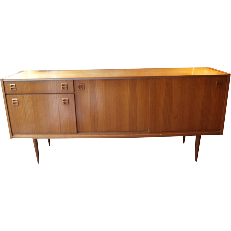 Large mid century sideboard in teak - 1960s