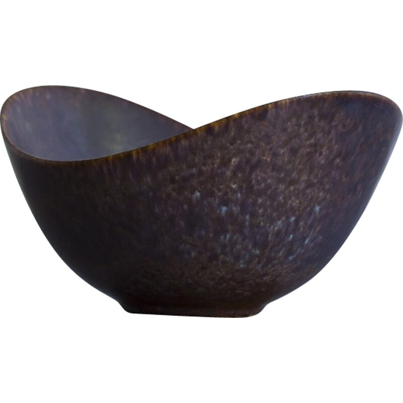 Swedish stoneware organic bowl, Gunnar NYLUNd - 1950s