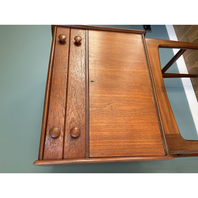 Mid century teak writing desk by John Herbert for Younger, 1950-1960s