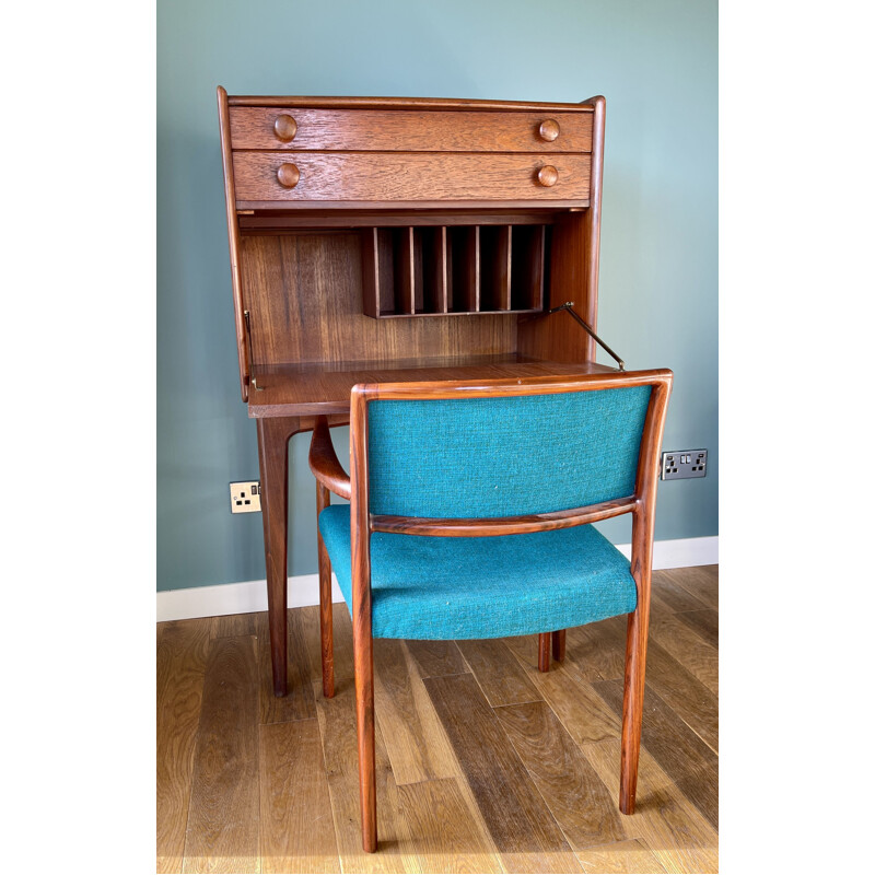 Mid century teak writing desk by John Herbert for Younger, 1950-1960s