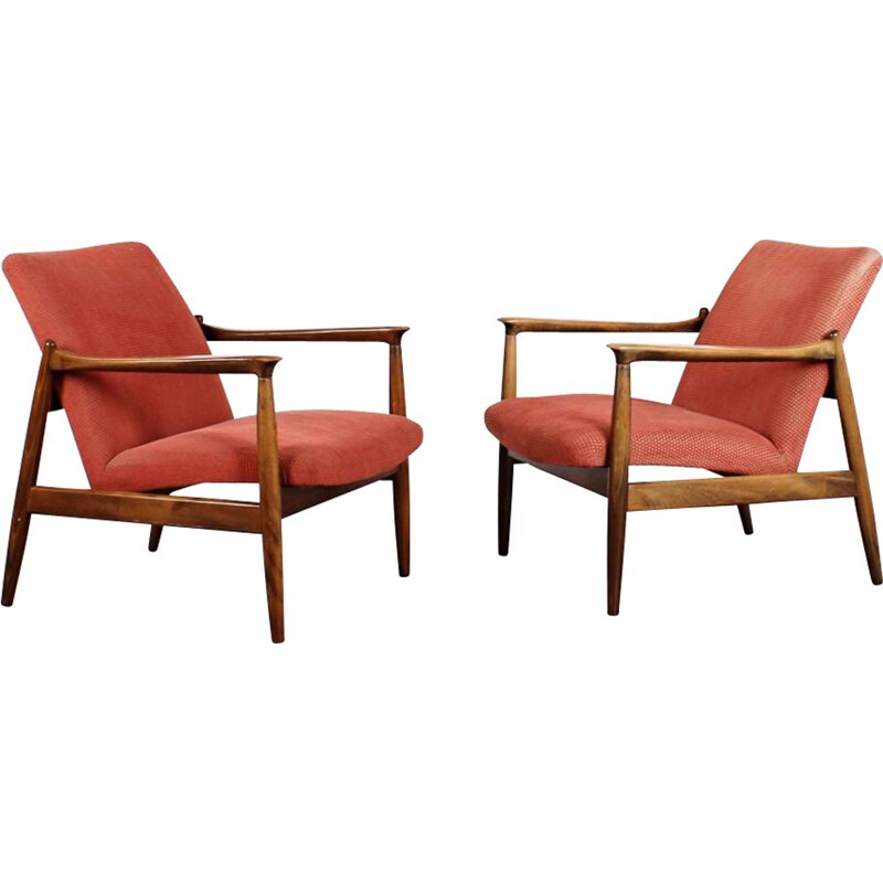 Pareja de sillones vintage de Edmund Homa