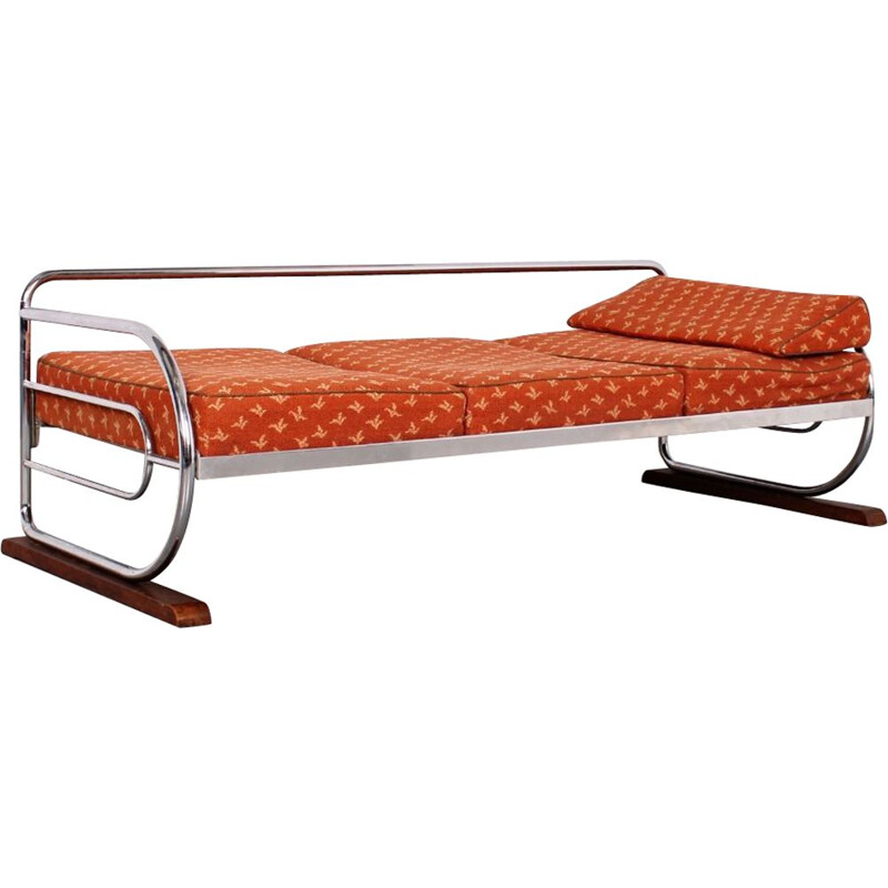 Vintage tubular daybed by Hynek Gottwald