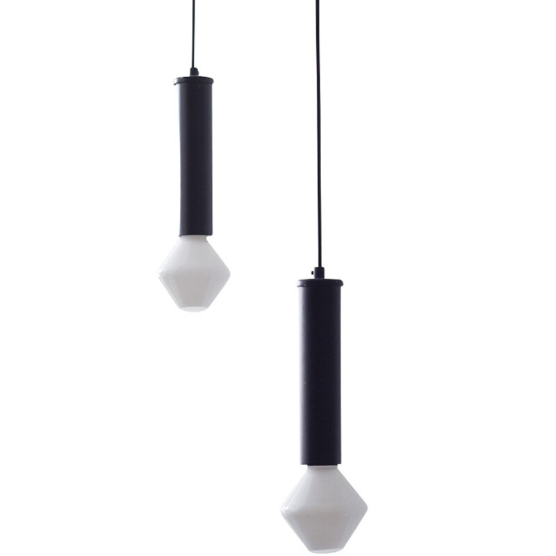 Pair of vintage pendant lamps, Tapio WIRKKALA - 1950s