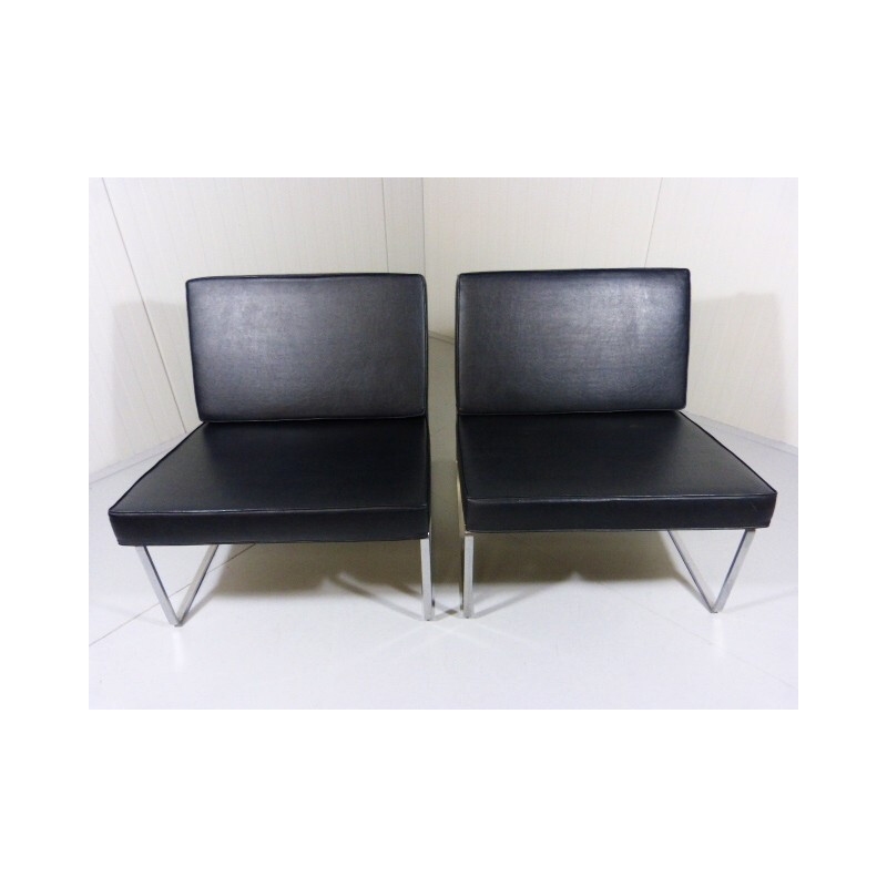 Pair of low chairs "024", Kho LIANG IE - 1960s