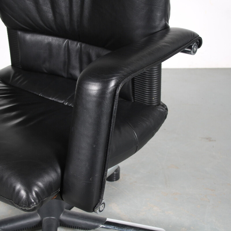 Vintage "Figura" office armchair by Mario Bellini for Vitra, Germany 1980s