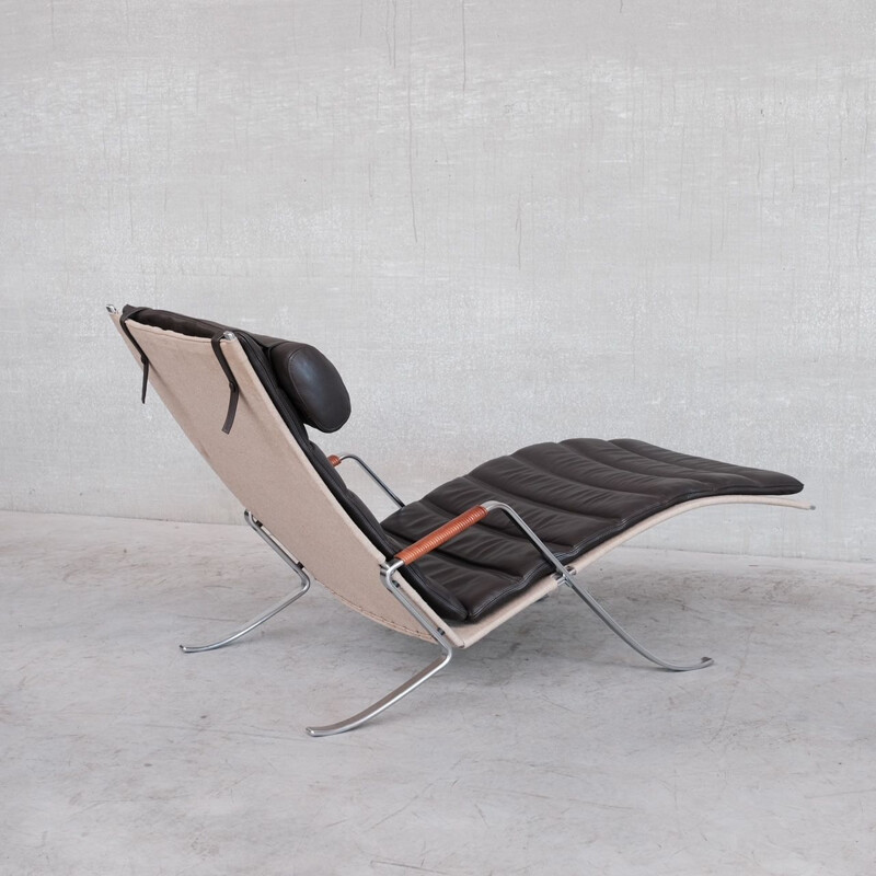 Fauteuil lounge Grasshopper vintage par Jorgen Kasholm & Preben Fabricius, Danemark 1960