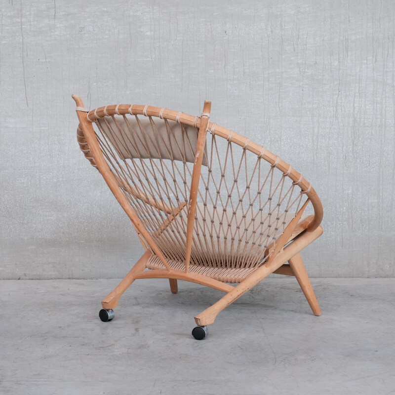 Dänischer runder Vintage-Sessel von Hans J Wegner für Pp mobler, 1980