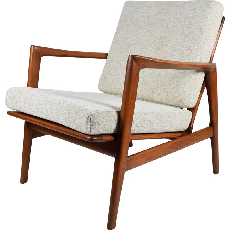 radium Schuldig deed het Scandinavische vintage fauteuil Stefan, 1960