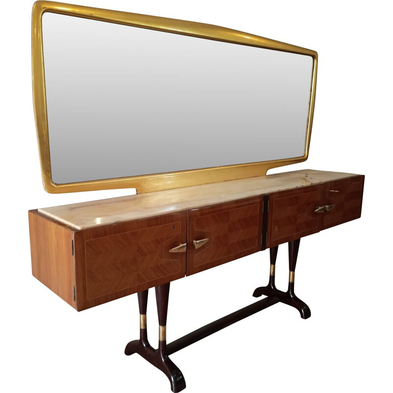 Italian vintage dressing table by Vittorio Dassi for Cecchini, 1950