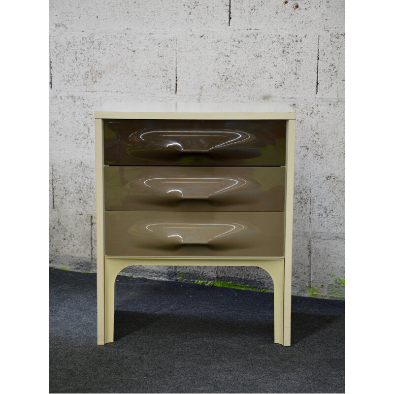 Small Doubinsky Freres side table, Raymond LOEWY - 1970s