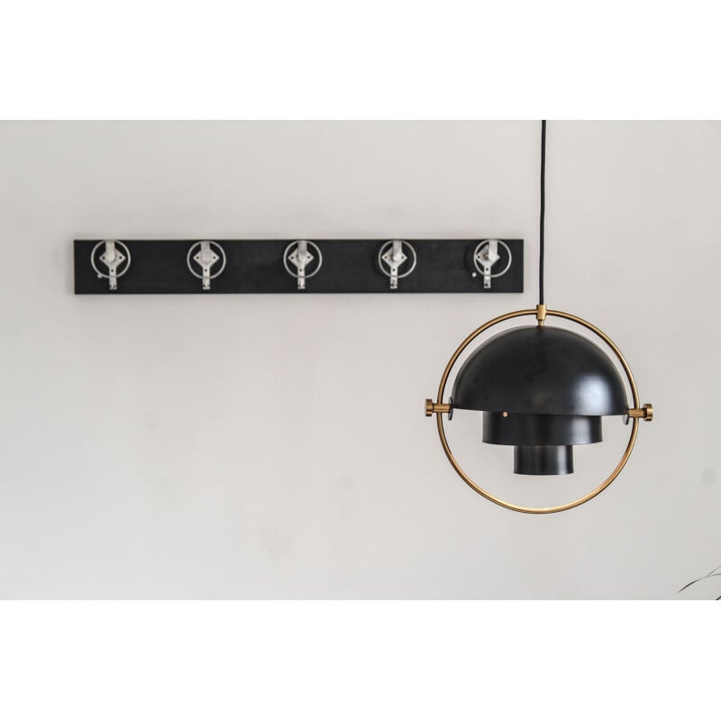 Vintage wall-mounted clothes hanger, Italy 1970s