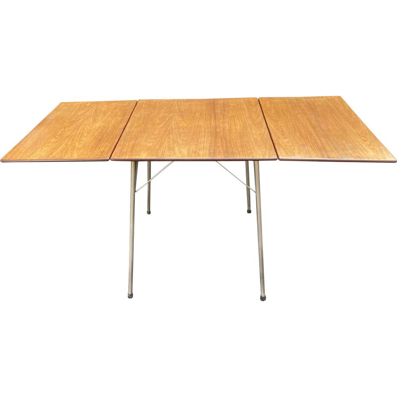 Vintage miertafel 3601 in rozenhout van Arne Jacobsen voor Fritz Hansen