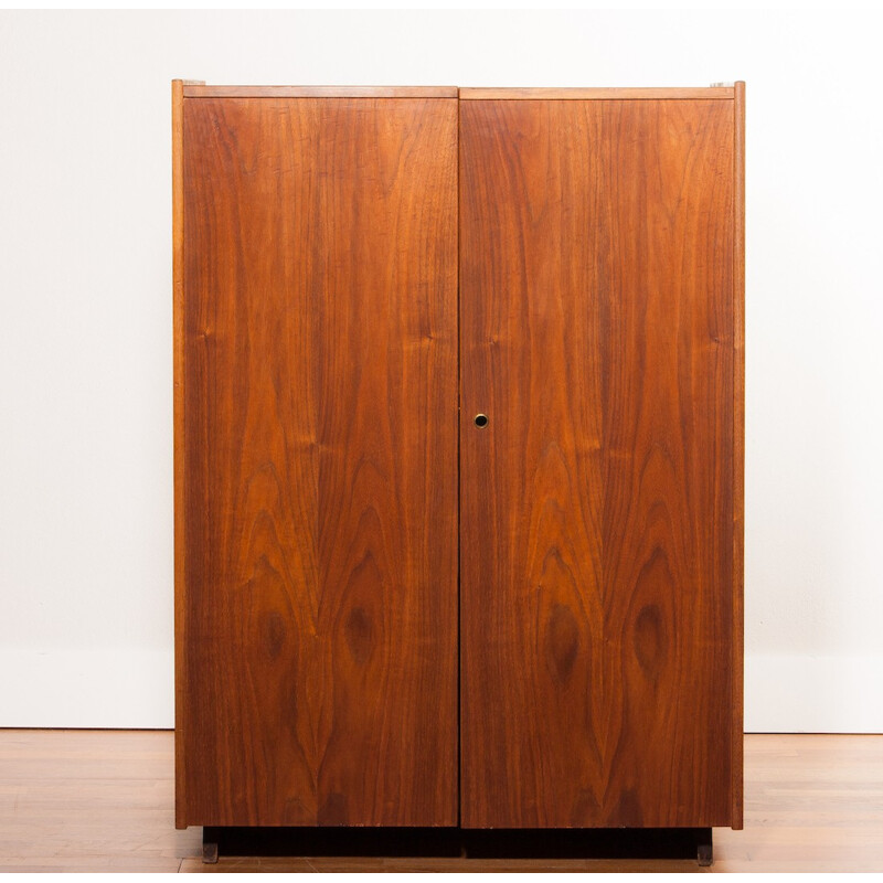 Mid century "Magic Box" desk in teak, MUMENTHALER & MEIER - 1960s