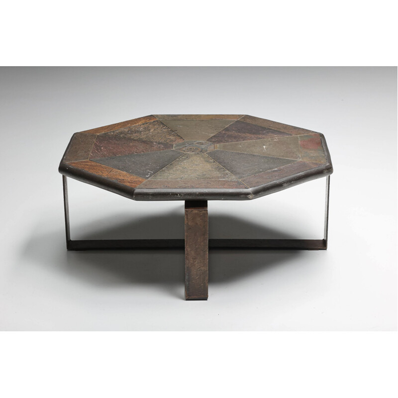 Vintage geometric coffee table by Marcus Kingma, 1960s