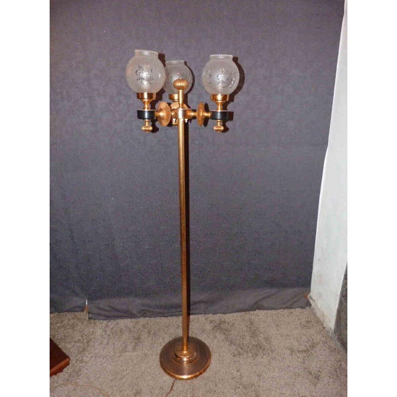 Floorlamp in brass - 1950s 