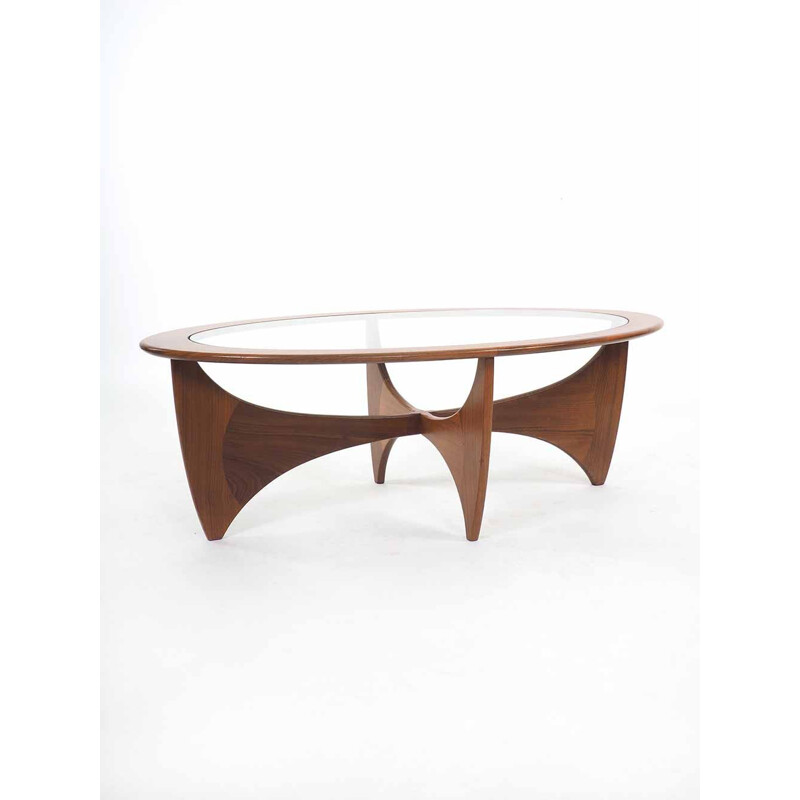 Vintage oval Astro coffee table by V. Wilkens for G-Plan