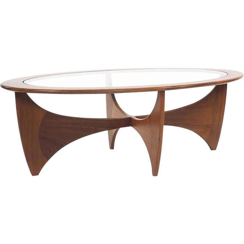 Vintage oval Astro coffee table by V. Wilkens for G-Plan