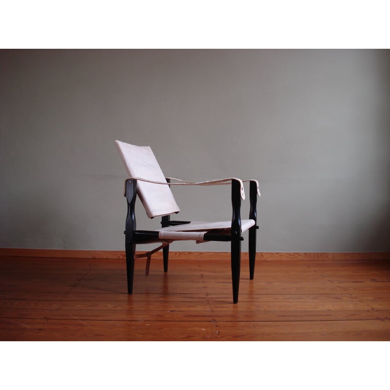 Vintage Safari armchair by Wilhelm Kienzle, 1970s