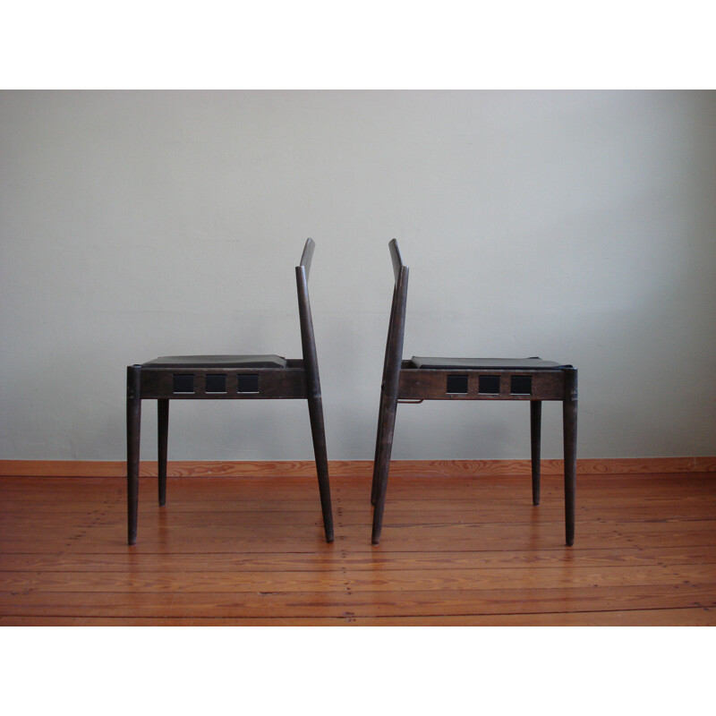 Set of 6 vintage Se120 church chairs by Egon Eiermann, 1950s