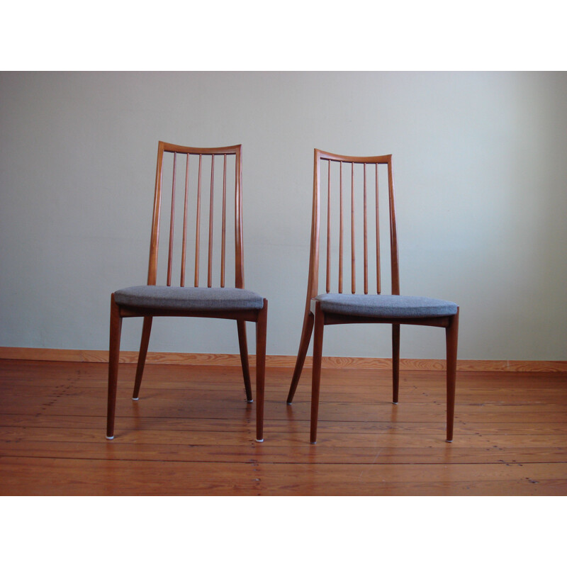 Paire de chaises Filigree vintage par Ernst Martin Dettinger, Allemagne 1960