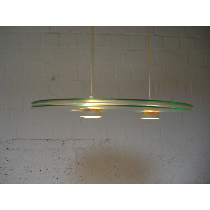 Vintage Aurora 1040 ceiling lamp by Perry King & Santiago Miranda for Arteluce, 1980s