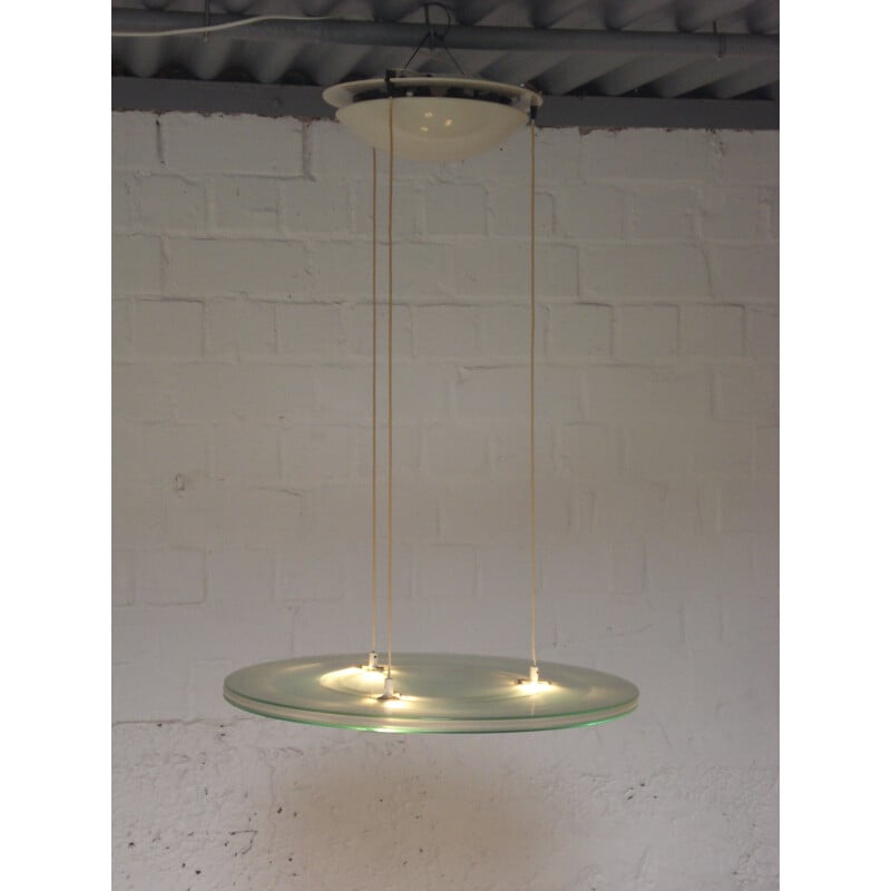 Vintage Aurora 1040 ceiling lamp by Perry King & Santiago Miranda for Arteluce, 1980s