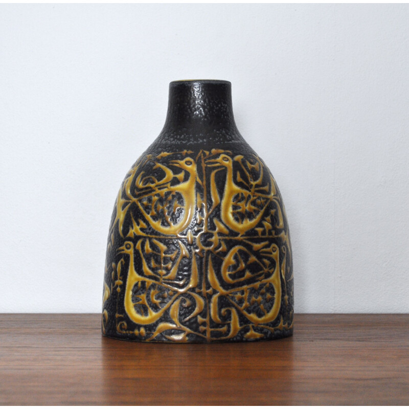 Fajance Baca vintage vase de Nils Thorsson para a Royal Copenhagen, Dinamarca 1965