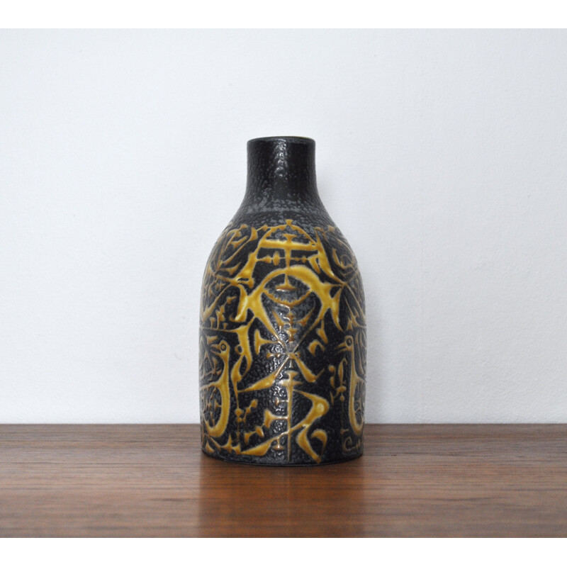 Vase vintage Fajance Baca par Nils Thorsson pour Royal Copenhagen, Danemark 1965