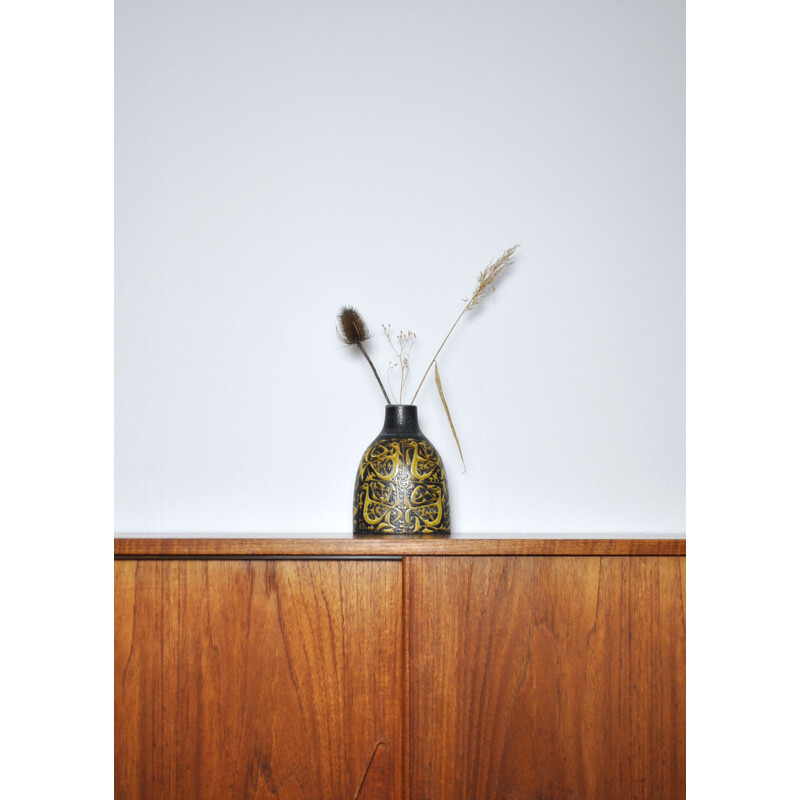 Fajance Baca vintage vase de Nils Thorsson para a Royal Copenhagen, Dinamarca 1965