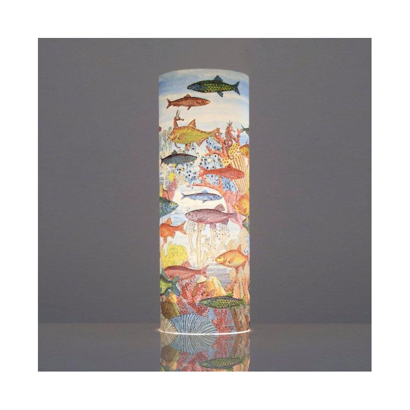 Large vintage lamp by Pietro Fornasetti. Italy 1990s