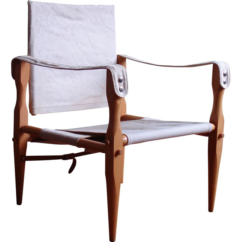 Vintage Safari armchair by Wilhelm Kienzle, 1970s