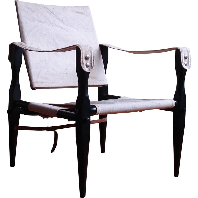 Vintage Safari armchair by Wilhelm Kienzle, 1970s