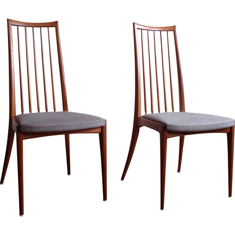 Pair of vintage Filigree dining chairs by Ernst Martin Dettinger, Germany 1960s