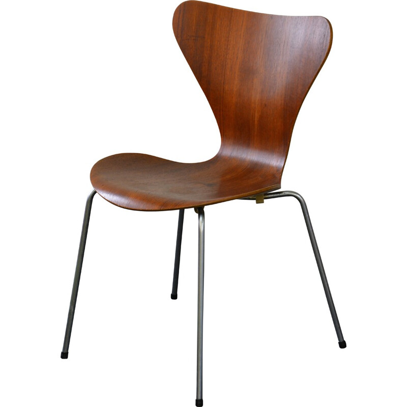 Vintage Fritz Hansen "Serie 7" chair, Arne JACOBSEN - 1950
