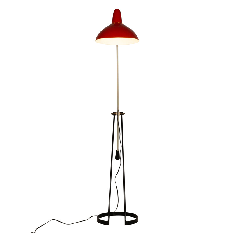 Vintage artimeta floor lamp model Tivoli by Floris Fiedeldij, 1950