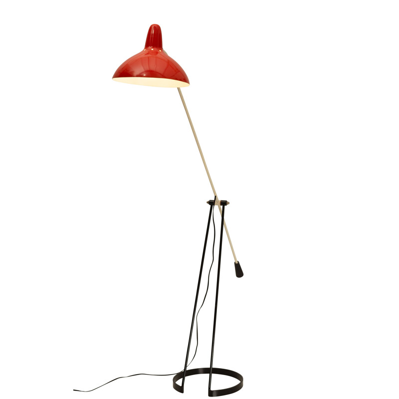 Lámpara de pie artimeta vintage modelo Tivoli de Floris Fiedeldij, 1950