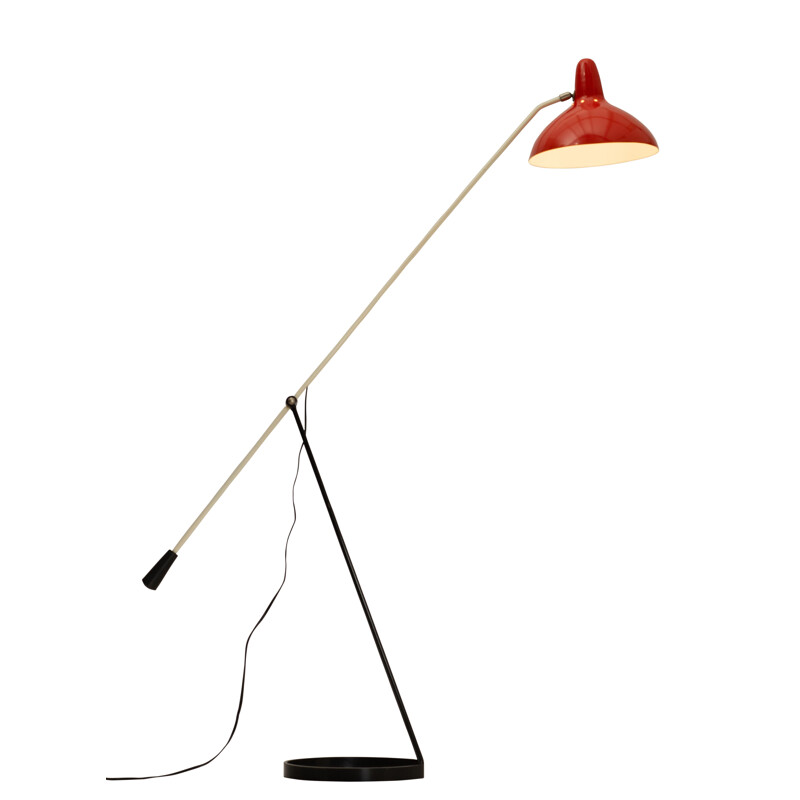 Vintage artimeta vloerlamp model Tivoli van Floris Fiedeldij, 1950