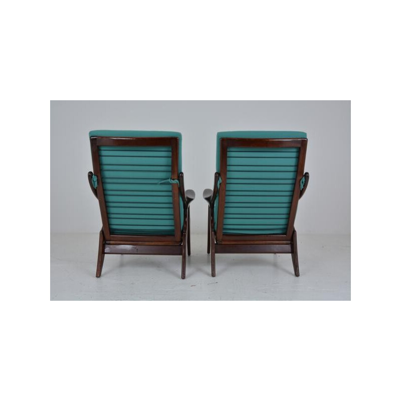 Pair of Webe armchairs, Louis VAN TEEFELEN - 1960s